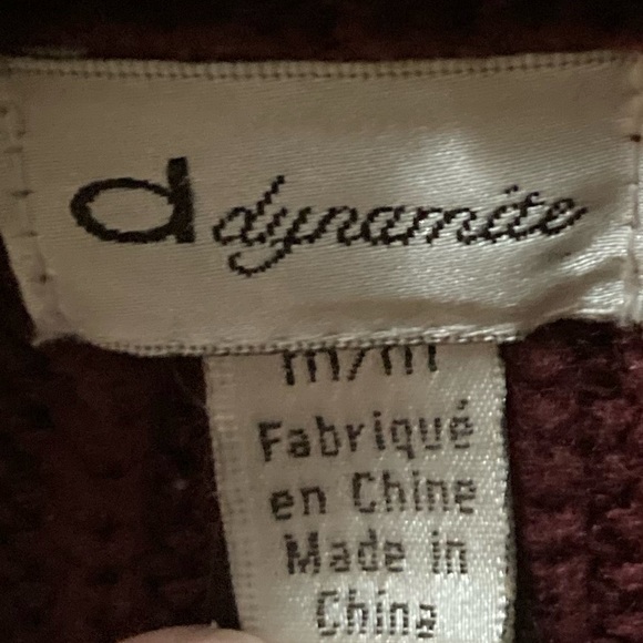 Purple red long sweater - Picture 3 of 3